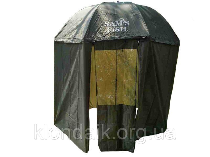 Зонт палатка для рыбалки окно d2.5м SF23775, photo number 3