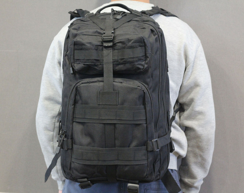 Тактический (городской) рюкзак Oxford 600D с системой M.O.L.L.E 40 л. Black (ta40), photo number 4