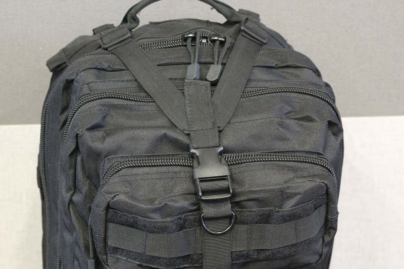 Тактический (городской) рюкзак Oxford 600D с системой M.O.L.L.E 40 л. Black (ta40), фото №6