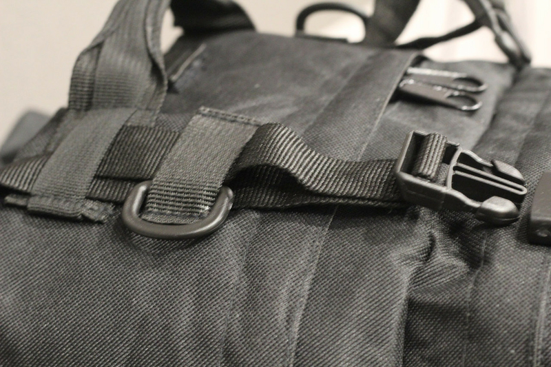 Тактический Штурмовой Военный Рюкзак с подсумками на 50-60 литров Black (1004 черный), фото №11