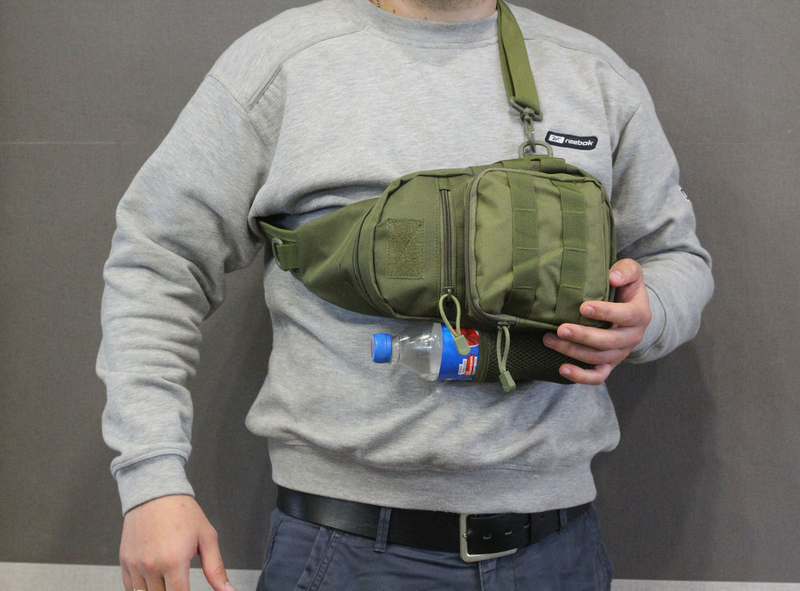 Тактическая, штурмовая, военная, универсальная, городская сумка на 5-6 литров с системой M.O.L.L.E  s4 (олива), photo number 3