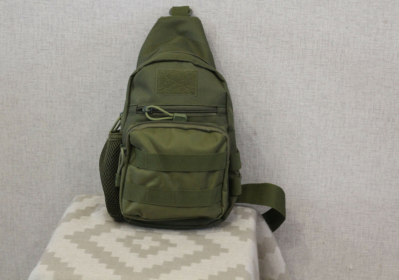 Тактическая, штурмовая, военная, универсальная, городская сумка на 5-6 литров с системой M.O.L.L.E  s4 (олива), numer zdjęcia 7