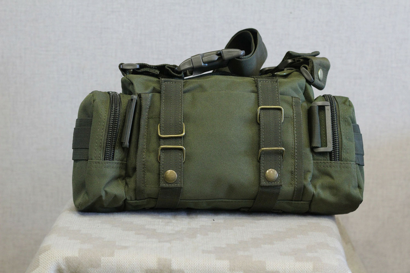 Тактическая универсальная (поясная, наплечная) сумка Silver Knight с системой M.O.L.L.E (105-olive), фото №6