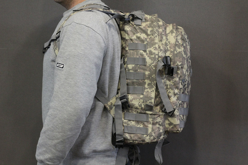 Тактический (военный) рюкзак Raid с системой M.O.L.L.E Пиксель (601-pixel), фото №4