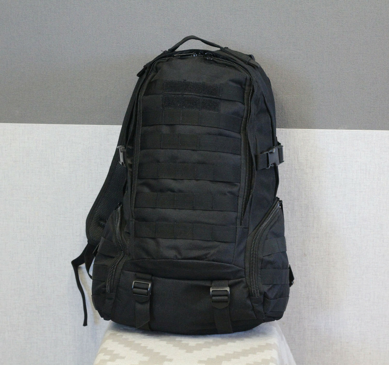 Тактический (городской, штурмовой) рюкзак Oxford 600D с системой M.O.L.L.E на 25-35 литров (ta30-black), фото №3