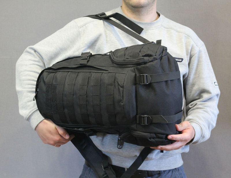 Тактический (городской, штурмовой) рюкзак Oxford 600D с системой M.O.L.L.E на 25-35 литров (ta30-black), numer zdjęcia 7