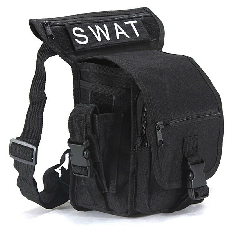 Тактическая универсальная (набедренная) сумка на бедро Swat black ( 300-black), photo number 2