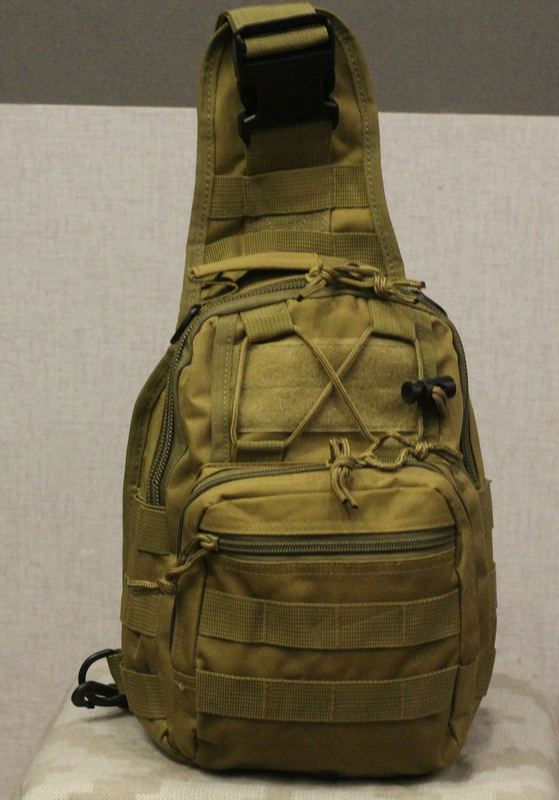Тактическая - штурмовая универсальная сумка на 6-7 литров с системой M.O.L.L.E Coyote (095-coyote), фото №6