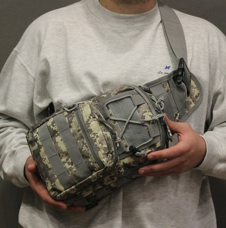 Тактическая - штурмовая универсальная сумка на 6-7 литров с системой M.O.L.L.E Pixel (095-pixel), numer zdjęcia 11