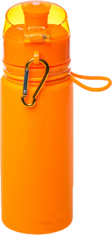 Бутылка силикон 500 мл оранжевый Tramp TRC-093-orange, numer zdjęcia 4