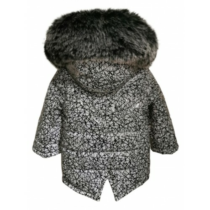 Зимова куртка Krosh з світловідбиваючої рефлективної тканини 74 зріст 105974, фото №4