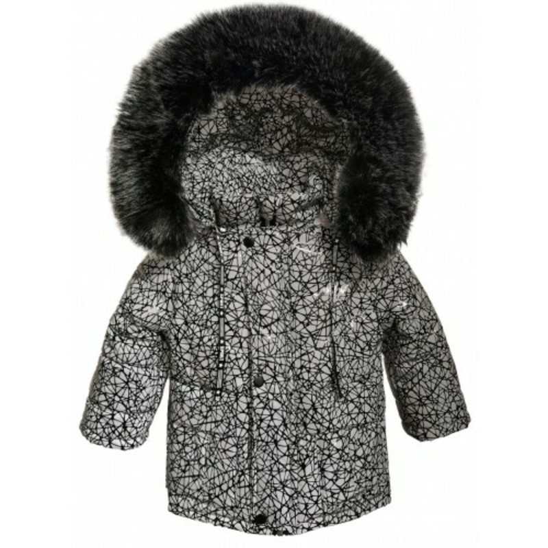 Зимова куртка Krosh з світловідбиваючої рефлективної тканини 86 зріст 105986, numer zdjęcia 2