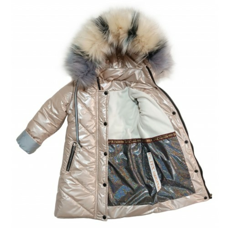 Зимове пальто Gold Hameleon зі світловідбивачами 146 зріст 1053d146, фото №4