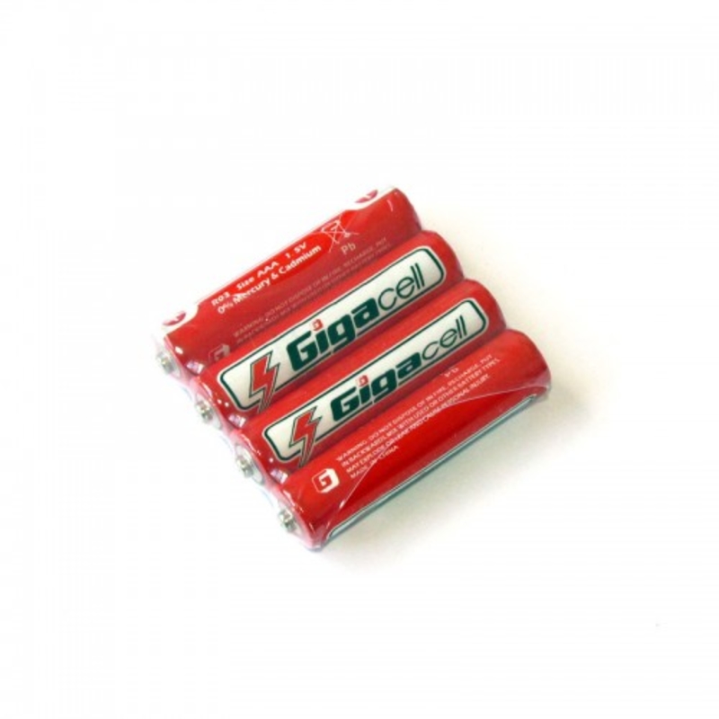 Батарейка Gigacell R03 PVC солевая 1.5V AAA
