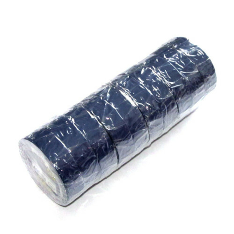 Изолента ПВХ RUGBY 10м синяя (упаковка 10 шт)
