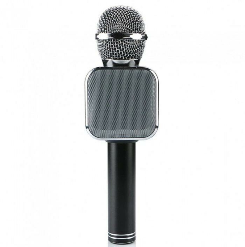 Беспроводной микрофон караоке с динамиком 1818, black, photo number 4