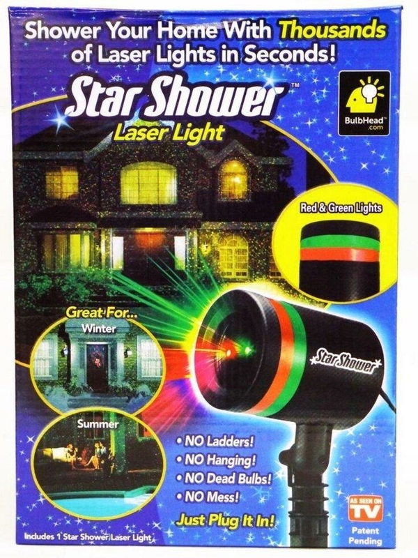 Лазерный проектор Star Shower Laser Light, мини лазер Стар Шовер, numer zdjęcia 3