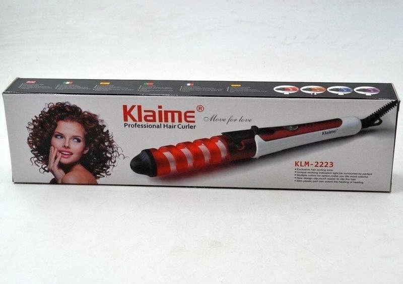Спиральная плойка для волос Klaime Klm-2223, orange, photo number 3