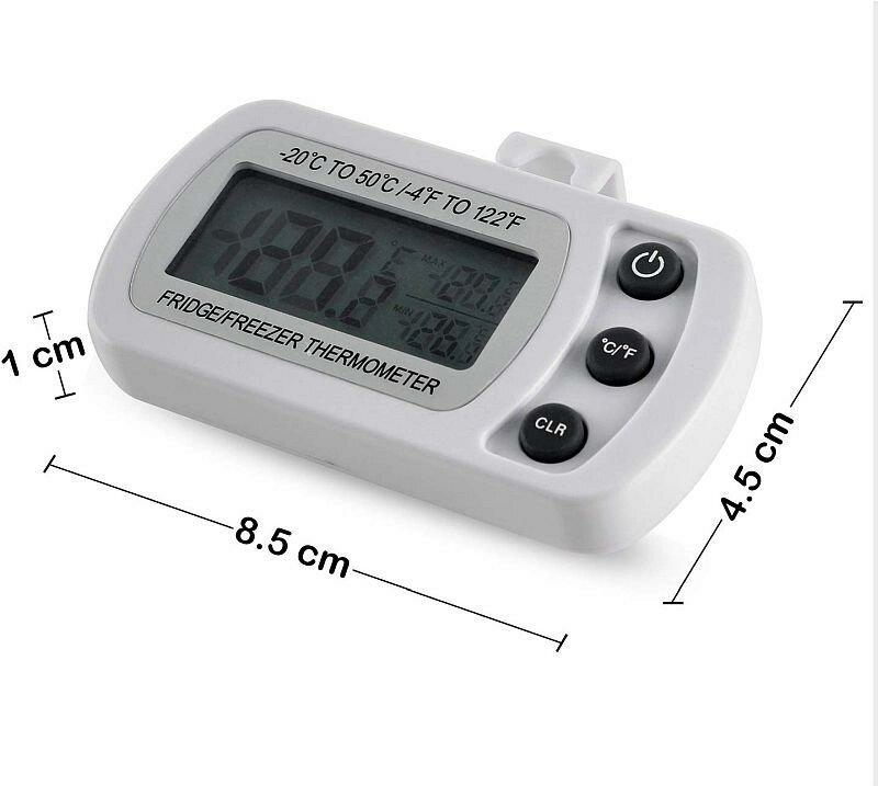 Цифровой термометр для холодильника, морозильника digital fridge thermometer (-20 to 50°C), numer zdjęcia 4