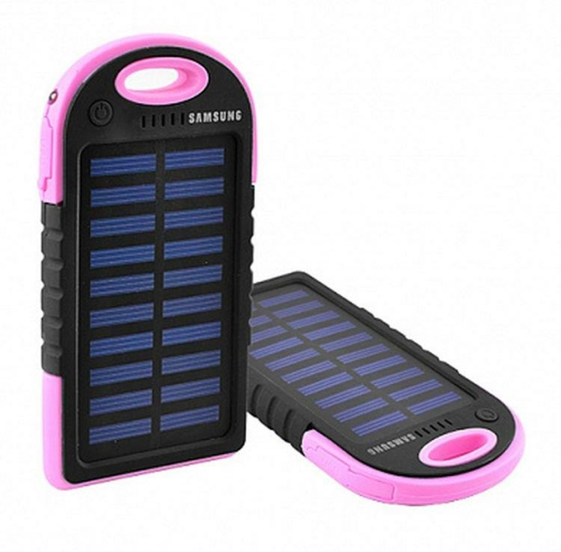 Солнечное портативное зарядное Power Bank Samsung, 8000 mah