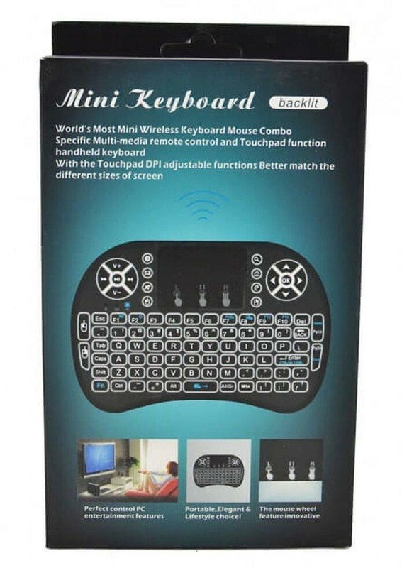 Клавиатура беспроводная Rii Mini i8 Backlit с подсветкой, русская клавиатура, фото №8