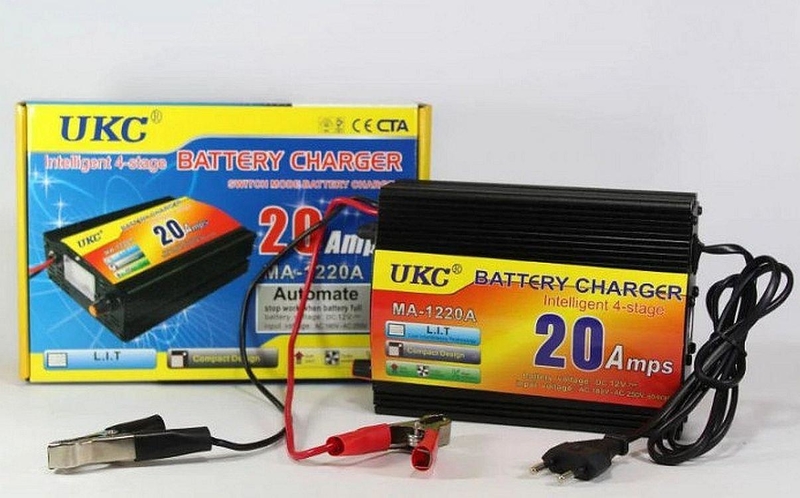 Зарядное устройство для автомобильного аккумулятора Ukc Battery Charger 20A Ma-1220a, фото №4