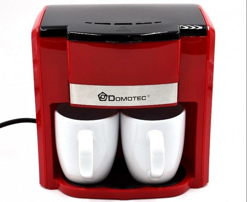 Кофеварка Domotec Ms-0705 с двумя чашками, 500Вт, фото №3