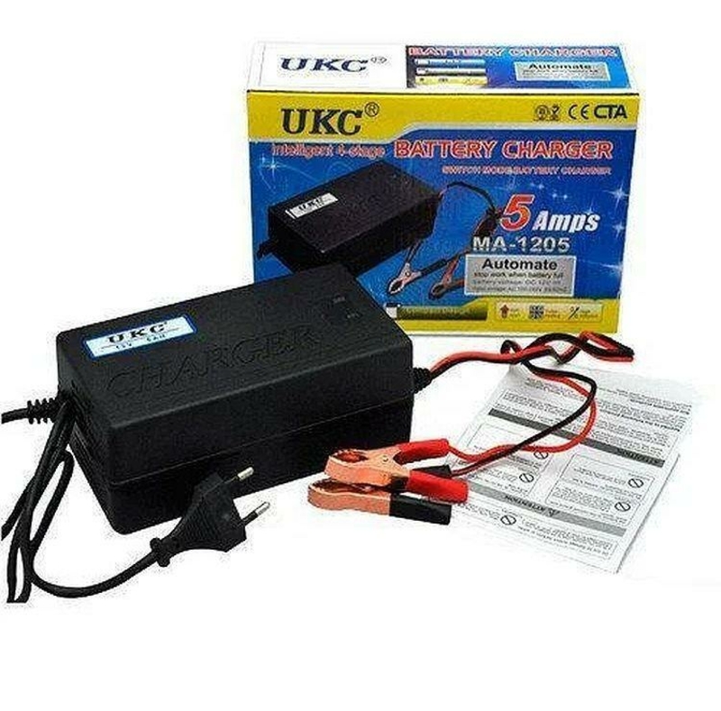 Зарядное устройство Ukc  Battery Charger Ma-1205a (12V, 5A) для аккумуляторов