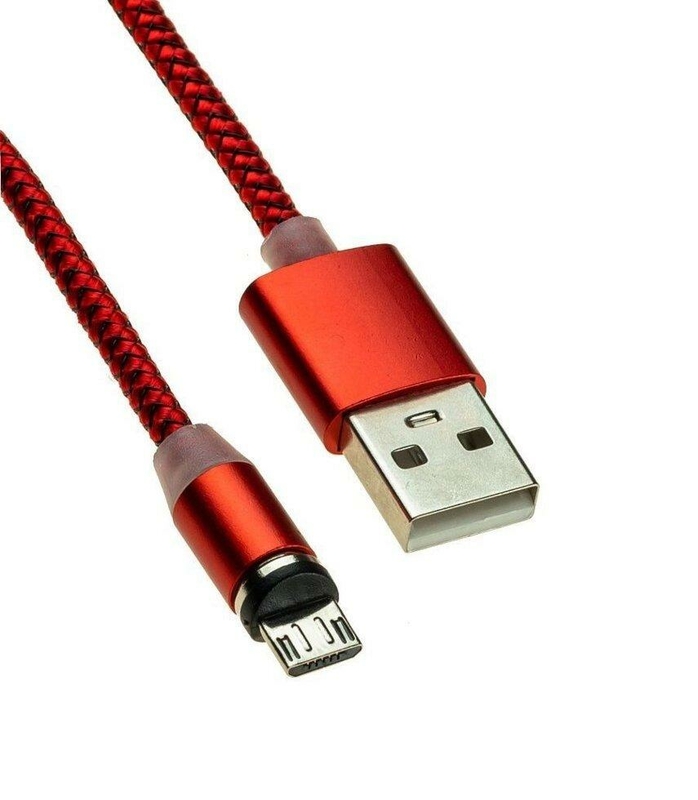 3 в 1 Магнитный кабель USB - Lightning для Apple, Micro Usb, Type-C с подсветкой, photo number 5