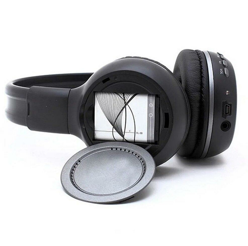Беспроводные Bluetooth stereo наушники Wireless n65 bt, black, photo number 4