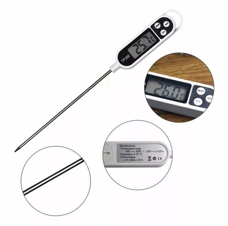 Цифровой кухонный термометр (щуп) Tp300, фото №3