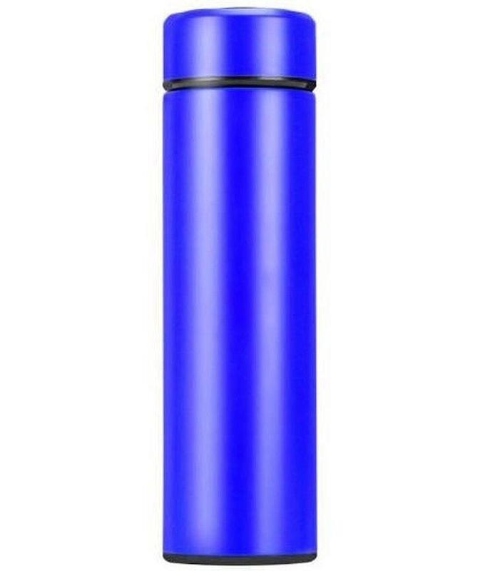 Умный термос Vienne с температурным дисплеем и сеткой 0,5 л, blue, numer zdjęcia 2