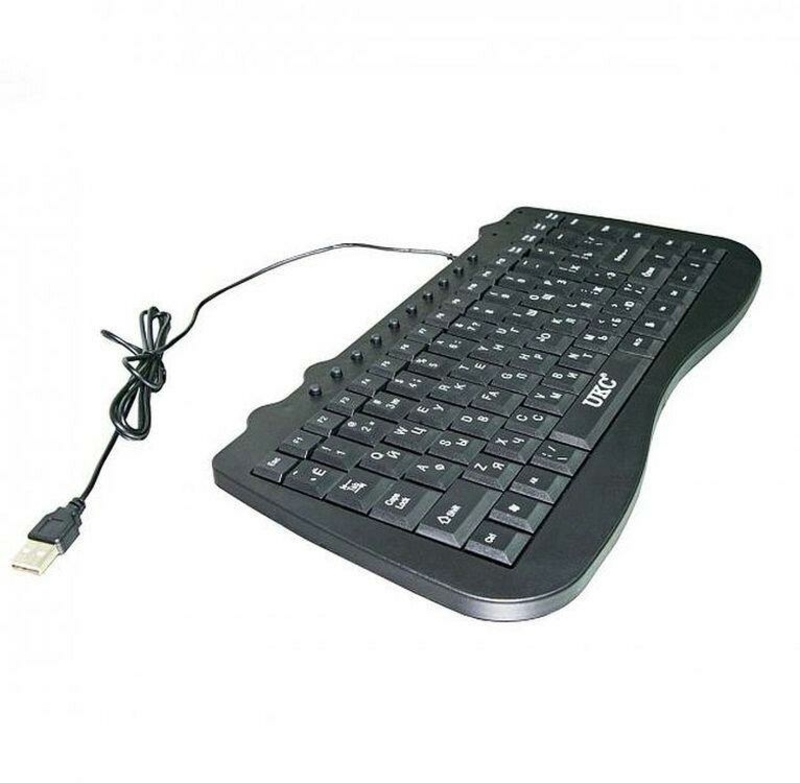 Usb мини проводная клавиатура Ukc Kp-918, фото №3