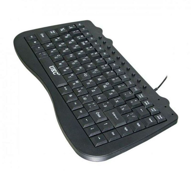 Usb мини проводная клавиатура Ukc Kp-918, фото №4
