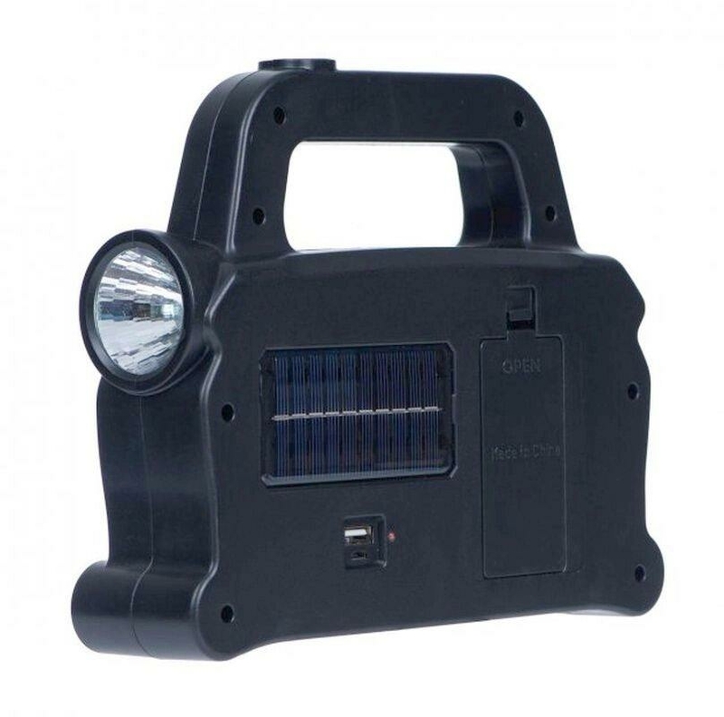 Ручной аккумуляторный переносной фонарь Hurry Bolt Hb-6169, Powerbank, солнечная батарея, numer zdjęcia 5