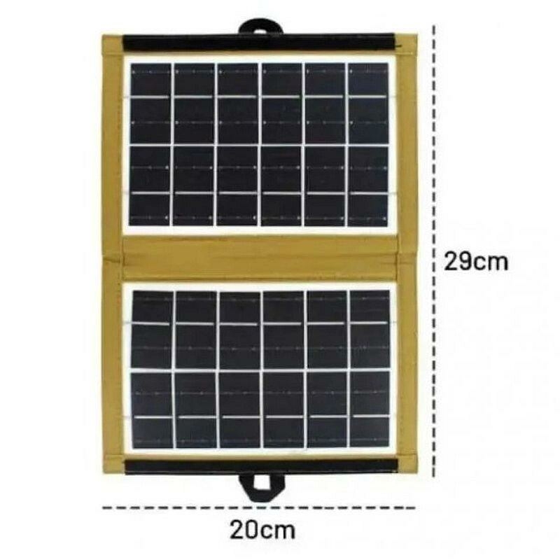 Портативная складная солнечная панель с Usb выходом CcLamp Cl-670, 7w, фото №4