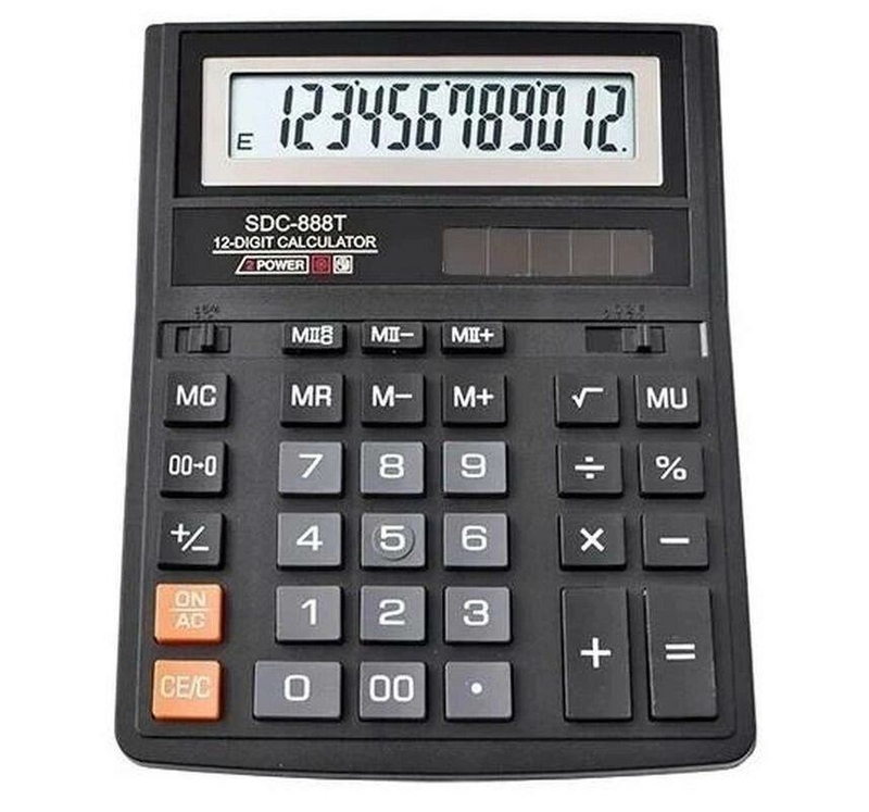 Настольный бухгалтерский калькулятор Sdc-888t