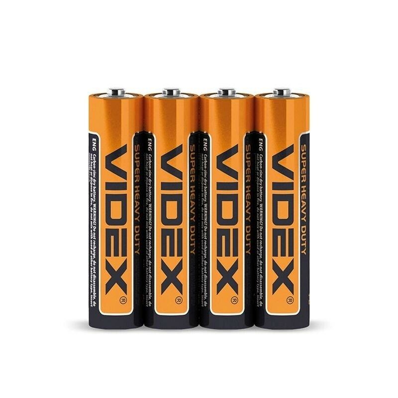 Батарейка солевая Videx R03p/aaa