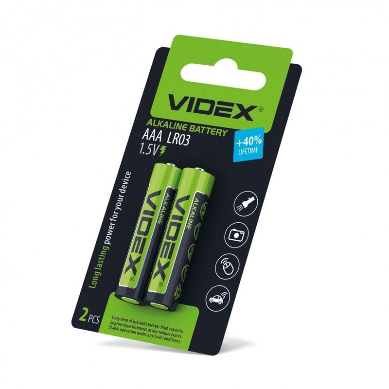 Батарейки щелочные Videx Lr03 aaa, small blister