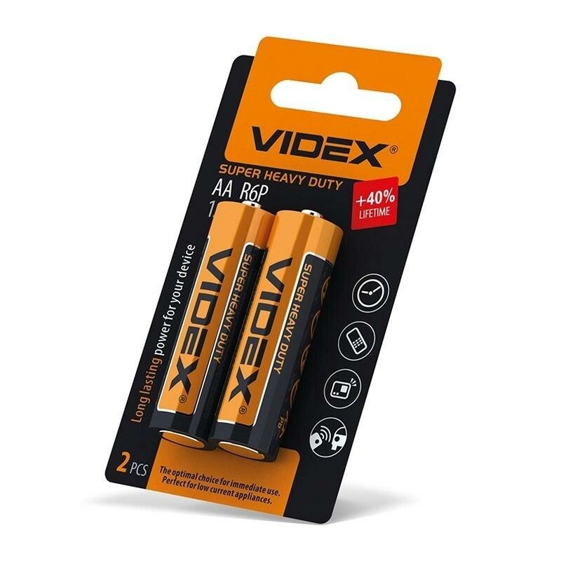 Батарейка солевая Videx R6p aa