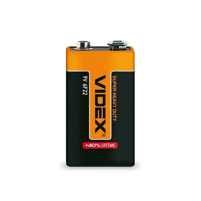 Батарейка солевая Videx 6F22 9v (крона)