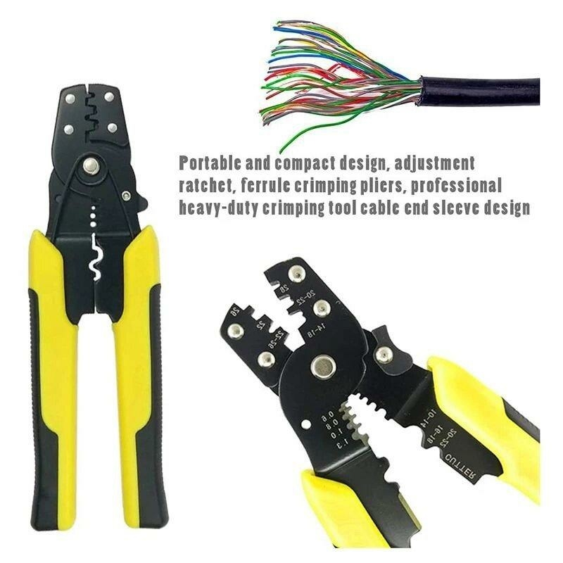 Инструмент для автоматической зачистки и обжима проводов Wire cutter (стриппер), фото №4