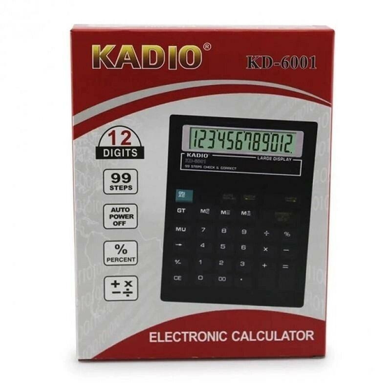 Калькулятор Kadio Kd-6001 с функцией автоматического отключения, numer zdjęcia 3