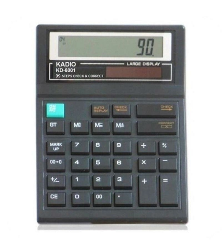 Калькулятор Kadio Kd-6001 с функцией автоматического отключения, фото №4