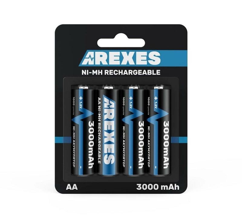 Аккумулятор Arexes 3000 mAh Ni-Mh никель-металлогидридные 1.2v 14500 aa, фото №2
