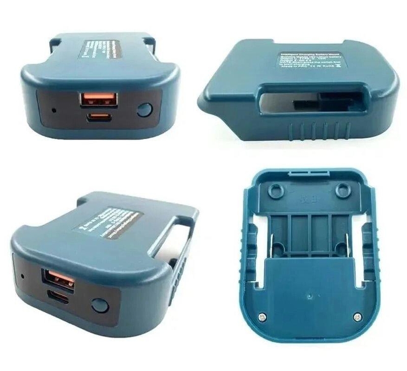 Адаптер повербанк для Li-ion аккумуляторов стандарта Makita (Usb-порт и порт Type-c), photo number 2