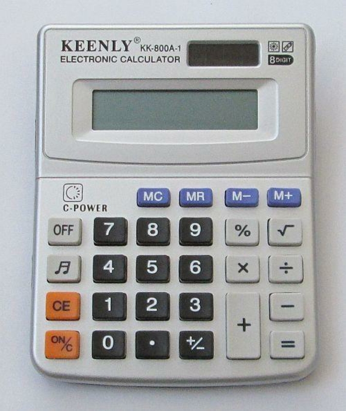 Калькулятор настольный Keenly KK-800A-1, numer zdjęcia 3
