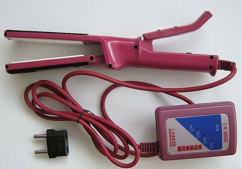 Керамический выпрямитель для волос Renjie 1015A с регулятором мощности и температуры, numer zdjęcia 3