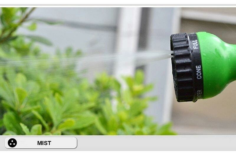 Садовый шланг для полива Xhose 30 м с распылителем green, фото №10