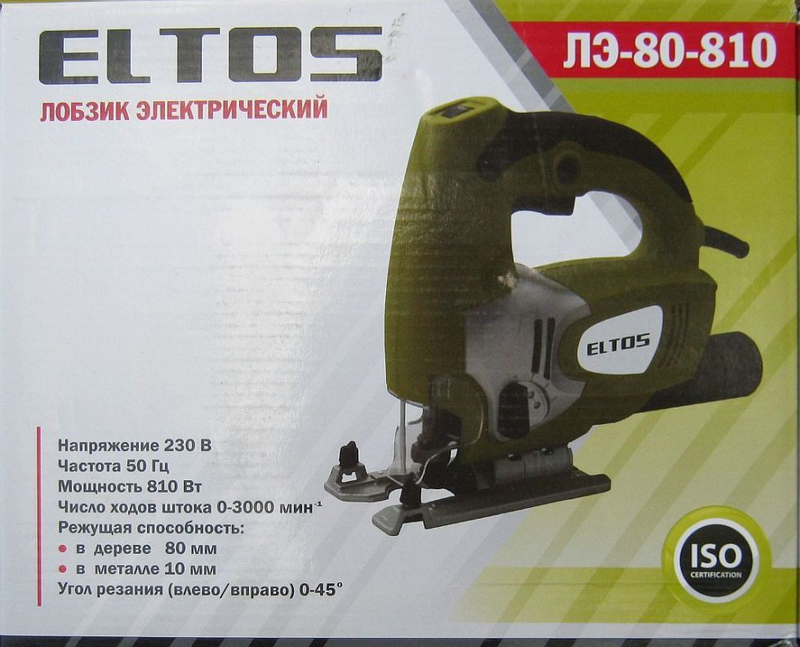 Электролобзик Eltos ЛЭ-80-810
